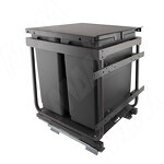 Превью картинка Vibo KOMBI 2.0 M50W Система сортировки и хранения, 2 емкости (30л+30л), креп. фасада, полн.выдв., плавн.закр., направл. Nova Pro, крышка-полка (KOMBI2GME502SCGMRF) #1