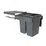 Превью картинка PULSE PROBOX LT F45 Система сортировки и хранения, 2 емкости (2x21), креп. фасада, полн.выдв., плавн.закр., графит (BRD452-42DG) #2