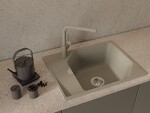 Превью картинка Гранитная мойка Rivelato LOCUS 65 1-чаш 650*500 Топаз 703 #3