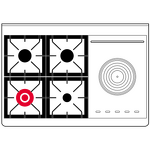 Превью картинка Центр варочный ILVE MD10SDNE3/SSC нержавеющая сталь (фурн. хром) #2