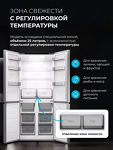 Превью картинка  Холодильник side by side Lex LCD485WGID pattern холодильник отдельностоящий #2