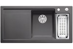 Превью картинка Гранитная мойка Blanсo AXON II 6 S (чаша справа) керамика PuraPlus базальт  с кл.-авт. InFino #1