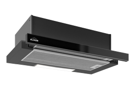 Картинка Elikor Интегра GLASS 60П-650-В2Л черный/стекло черное