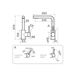 Превью картинка Смеситель для кухни Omoikiri Nakagawa 2 Plus-LG латунь/светлое золото #2