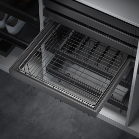 Картинка Duslar Выдвижная корзина DORA ULTRA, ширина 562-568 мм, антрацит