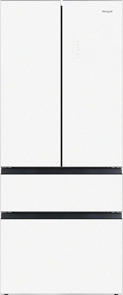 Фото  Холодильник side by side Weissgauff WFD 450 Built-in Inverter NoFrost White Glass