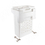 Превью картинка PULSE HAMPER LF45 Корзина для белья откидная, 1 емкость (35л), цвет белый (LHF451-35WT) #2