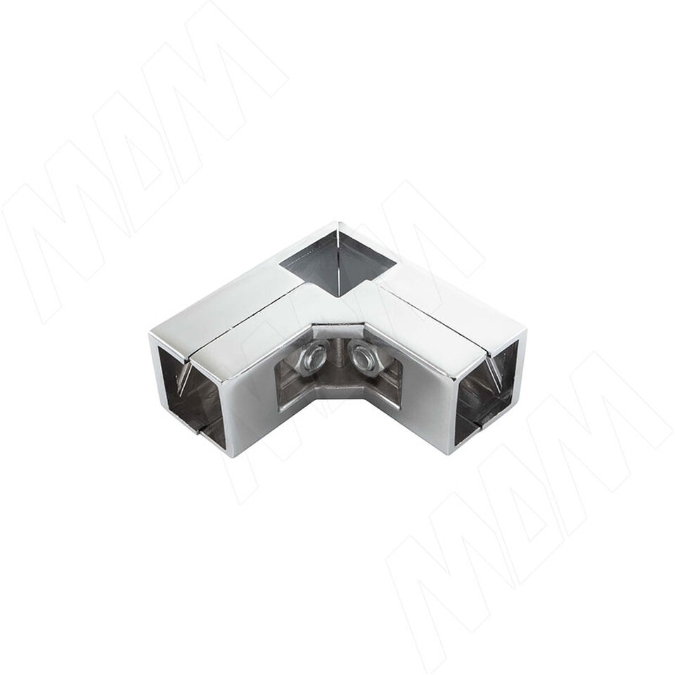 Фото PULSE CUBO Соединитель угловой 3-х труб, хром (CN2553CR)