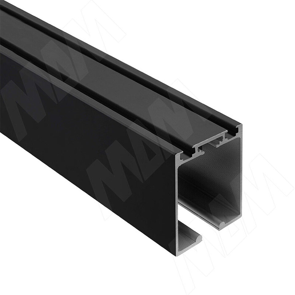 Фото PULSE PS65 Направляющая одинарная верхняя, черный, L-6000 (PR657003041RUBL)