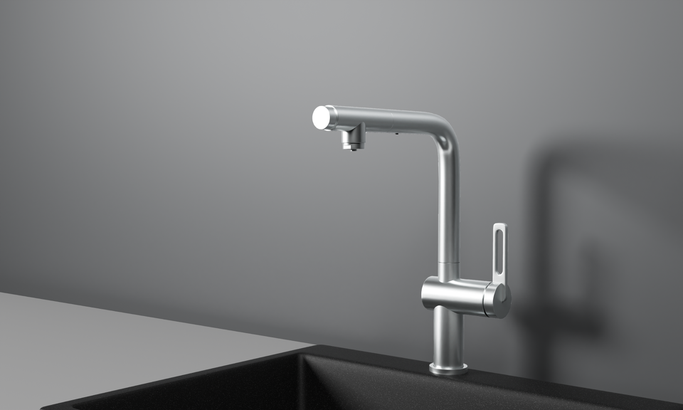 Фото Смеситель для кухни GRANULA 8169, НЕРЖ