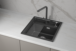 Превью картинка Кварцевая мойка GRANULA 5002i, ЧЁРНЫЙ #1