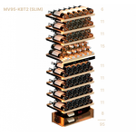 Превью картинка Шкаф винный  Meyvel Винный холодильник (шкаф) компрессорный MEYVEL MV95-KBT2 (Slim) #2