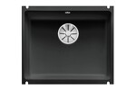 Превью картинка Гранитная мойка Blanсo SUBLINE 500-U керамика PuraPlus черный  с отв.арм. InFino #1