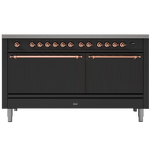 Превью картинка Центр варочный ILVE P15FQNE3/MGP матовый графит (фурн. медь) #1