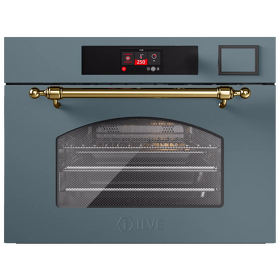 Картинка ILVE 645NHSW1/BGG серо-голубой (фурн. латунь)
