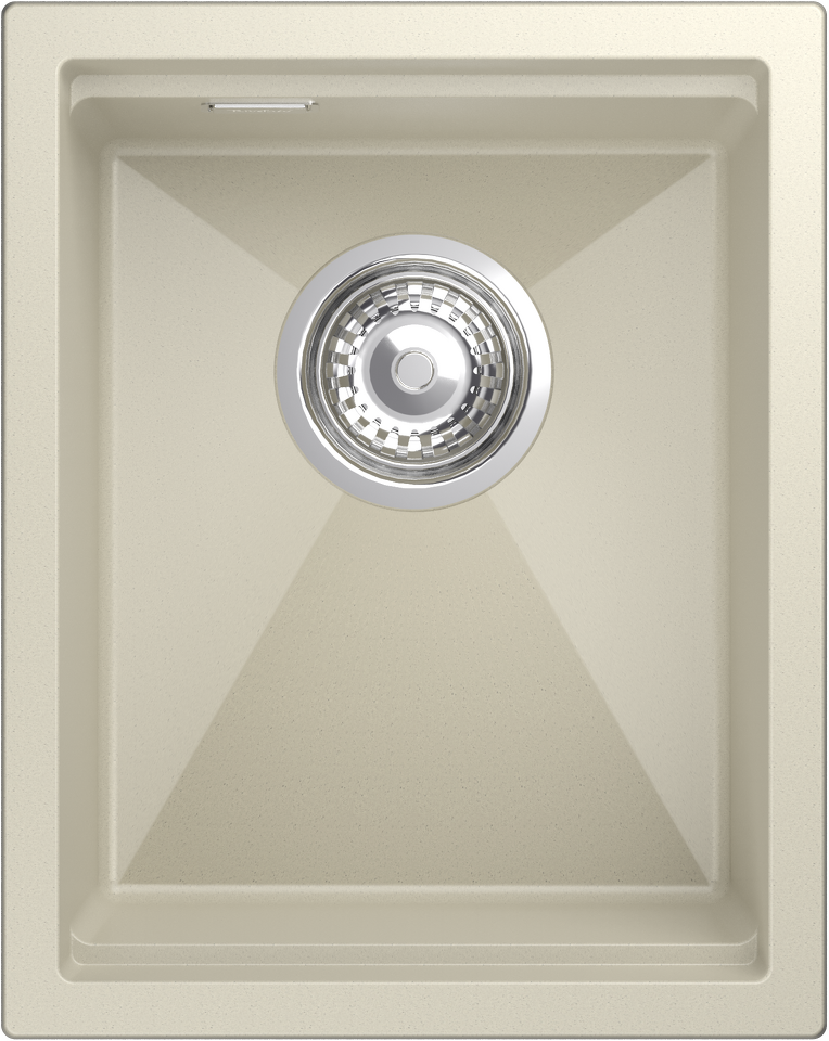 Фото Гранитная мойка Rivelato LINO 354 1-чаш 350*440 beige scuro