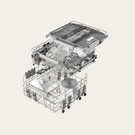 Превью картинка Посудомоечная машина 60см встраиваемая V-ZUG AdoraDish V4000 AS4T-41168 #2