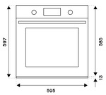 Превью картинка Электрический духовой шкаф Bertazzoni F6011MODVTN #2