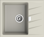 Превью картинка Кварцевая мойка Rivelato RAUM 58 1-чаша 580*500мм topazio #1