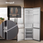 Превью картинка Холодильник с нижней морозилкой Weissgauff WRK 2010 D Inverter NoFrost Dark Grey #13