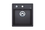 Превью картинка Гранитная мойка Blanсo DALAGO 45 SILGRANIT PuraDur антрацит с клапаном-автоматом #1