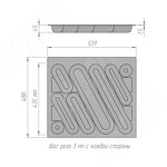 Превью картинка Gollinucci DESIGN Лоток кухонный для столовых приборов для ящика c фасадом 600 мм, цвет белый (6741B320PZ) #4