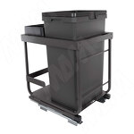 Превью картинка Vibo KOMBI 2.0 M50W Система сортировки и хранения, 1 емкость (47л), креп. фасада, полн.выдв., плавн.закр. направл. Nova Pro, без крышек, крышка-полка (KOMBI2GME501ASCGMRF) #3