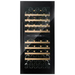 Превью картинка Шкаф винный встраиваемый Винный холодильник (шкаф) компрессорный Dunavox DVS-70.185DB #1