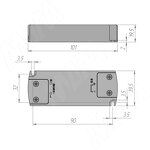 Превью картинка PULSE Блок питания AC-230/DC-12V, IP20, 15W (LSA-PS12V-IP31-15W) #2
