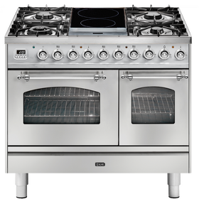 Картинка ILVE PD10INE3/SSC нержавеющая сталь (фурн. хром)