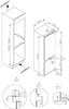 Превью картинка Встраиваемый холодильник с морозильной камерой Meferi MBR193 TOTAL NO FROST ULTRA #2