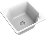 Превью картинка Кварцевая мойка Rivelato LOCUS 50 1-чаш 500*500 brina #2