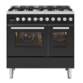 Картинка ILVE Pro Line LD096WM3 матовый графит (фурн. сатинированная сталь)