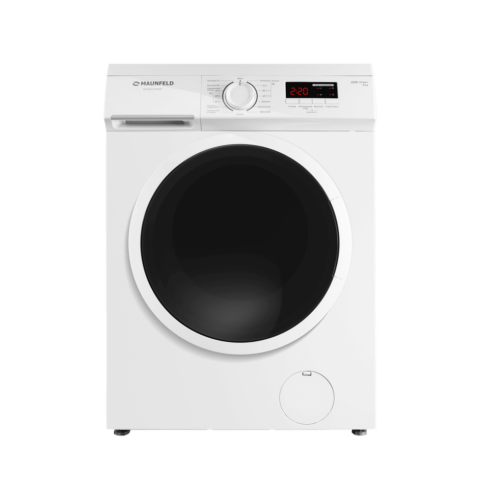 Фото Стиральная машина с фронтальной загрузкой Maunfeld MFWM127WH05