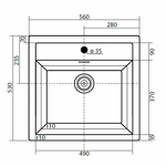 Превью картинка Гранитная мойка Franke Мойка SID 610-49 серый стоп-вентиль #2