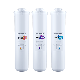 Картинка Аквафор Комплект модулей сменных фильтрующих Pro1– Pro100 – ProMg