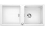 Превью картинка Гранитная мойка Blanсo ADON XL 6S SILGRANIT PuraDur белый с кл.-авт. InFino #1