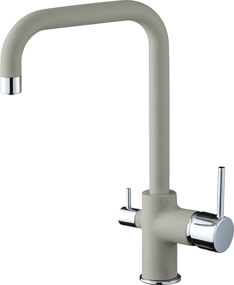 Фото Смеситель для кухни Rivelato Tovel Г-обр. с краном питьевой воды D-35мм topazio/cromo