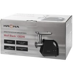 Превью картинка Мясорубка KRONA Wolf Black 1000W #2