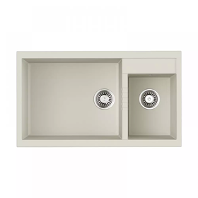 Картинка Omoikiri Tedori 86-2-LB-WH Tetogranit/белый