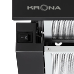 Превью картинка Встраиваемая вытяжка KRONA KAMILLA T 600 BLACK (2 мотора) #10