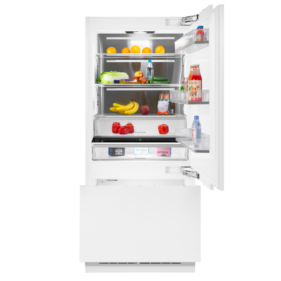 Фото Встраиваемый холодильник с морозильной камерой Maunfeld MBF212NFW1 Inverter