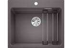 Превью картинка Гранитная мойка Blanсo ETAGON 6 SILGRANIT PuraDur темная скала #2