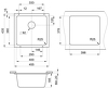 Превью картинка Кварцевая мойка GRANULA 3801, АЛЮМИНИУМ, кварц #4