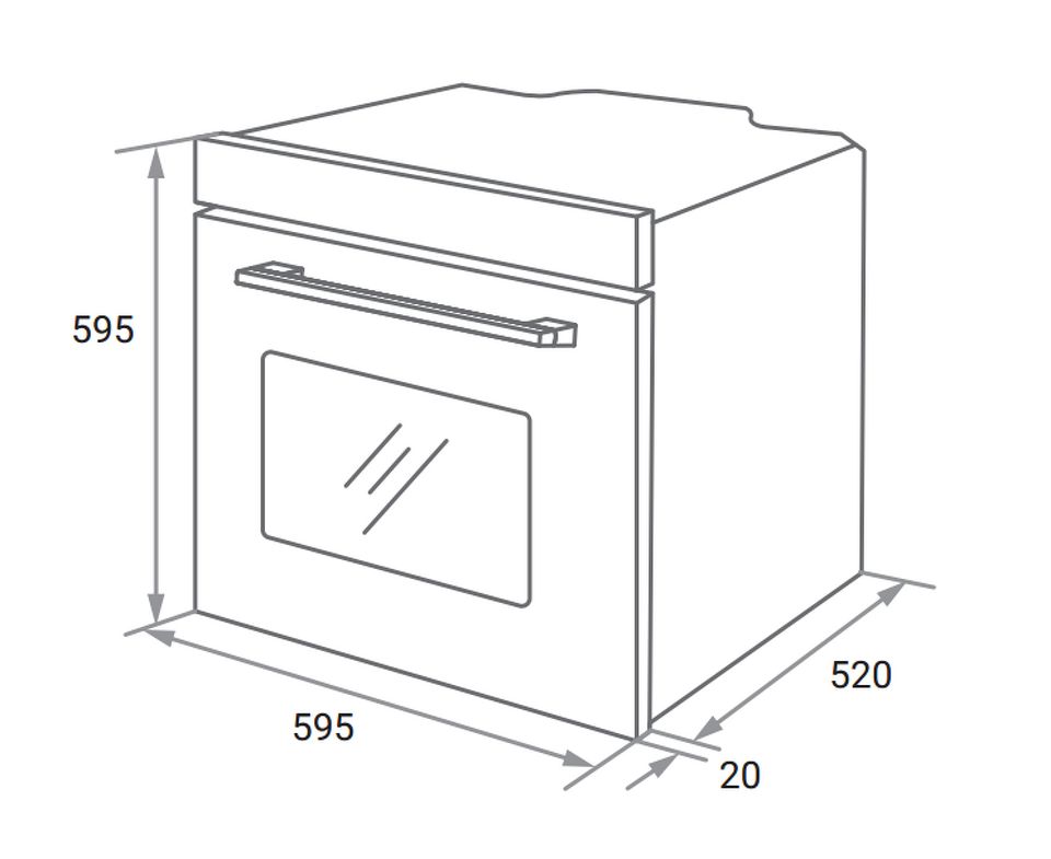 Фото Электрический духовой шкаф Weissgauff EOM 699 PDW Digital Smart Soft Close