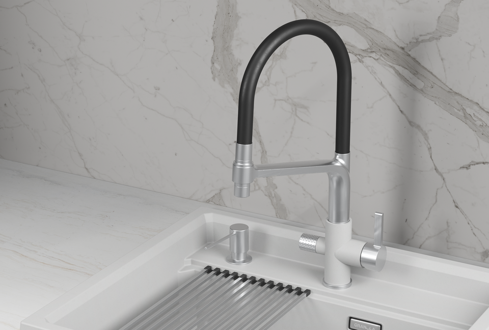 Фото Смеситель для кухни GRANULA 5083, АРКТИК