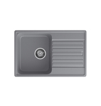 Превью картинка Кварцевая мойка Lex GENEVA 740 DEEP GREY кварцевая мойка #1