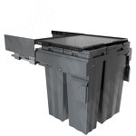 Превью картинка PULSE PROBOX MAX F60 Система сортировки и хранения, 4 емкости (2x16+2x31), креп. фасада, полн.выдв., плавн.закр., графит (MBN604-94DGMAX) #2