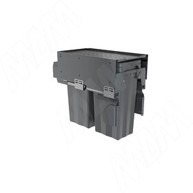 Картинка PULSE PROBOX MAX F30 Система сортировки и хранения, 2 емкости (2x13), креп. фасада, полн.выдв., плавн.закр., графит (MBN302-26DGMAX)