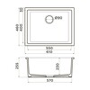 Превью картинка Гранитная мойка Omoikiri Okinoshima 61-U/I-WH Natceramic/белый #2